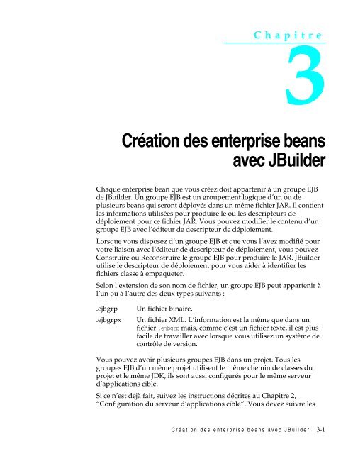 des enterprise beans - DÃ©partement Informatique