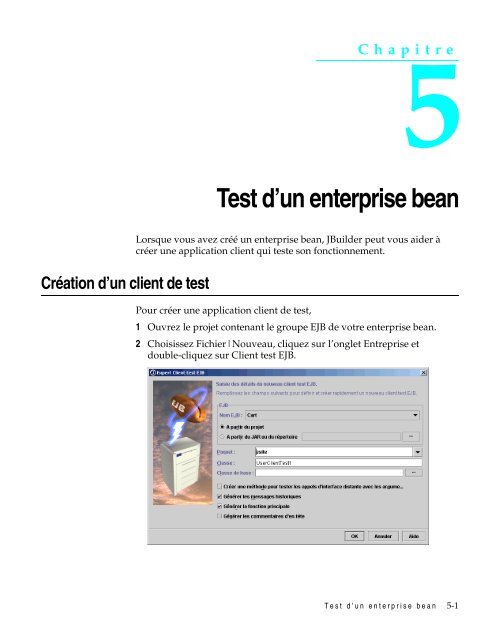 des enterprise beans - DÃ©partement Informatique