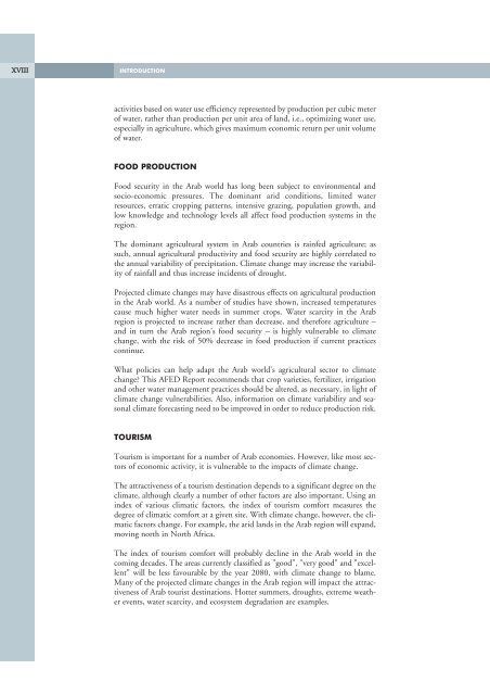 Impact of Climate Change on Arab Countries - (IPCC) - Working ...