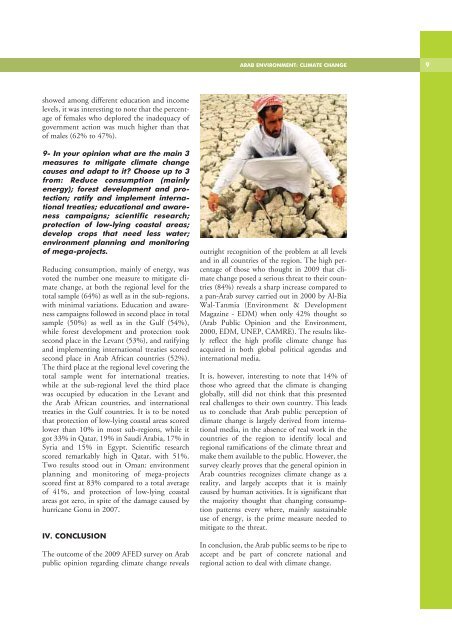 Impact of Climate Change on Arab Countries - (IPCC) - Working ...