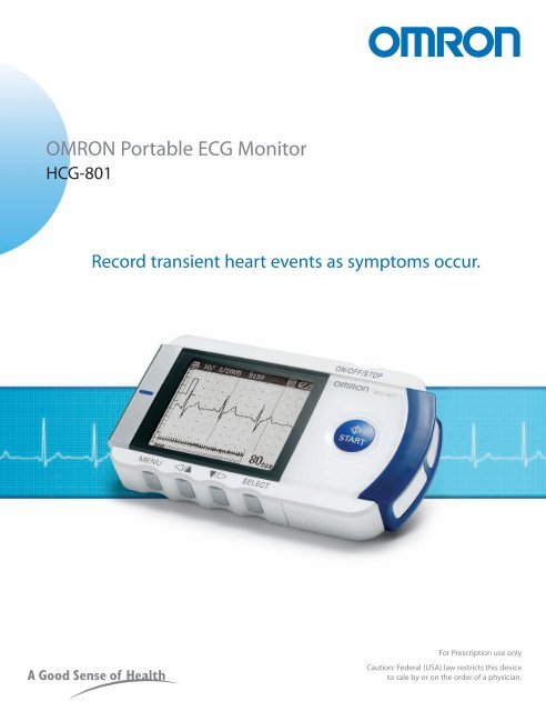 OMRON Portable ECG Monitor - QuickMedical