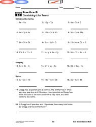 1-6 Practice B.pdf - MrWalkerHomework