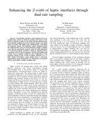 Enhancing the Z-width of haptic interfaces through dual-rate sampling