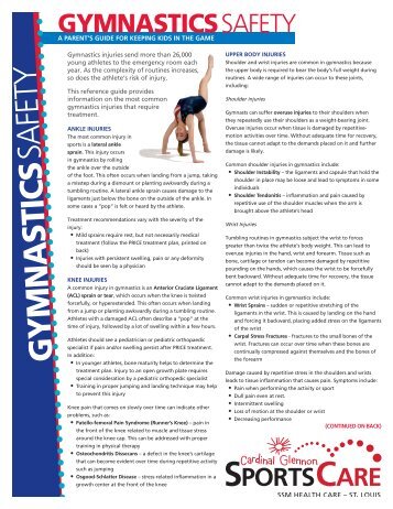 Gymnastics - SSM Cardinal Glennon Children's Medical Center