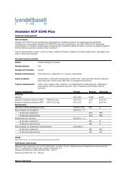 Hostalen ACP 9240 Plus - Motor Polimer