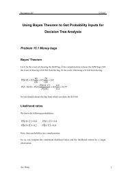 Using Bayes Theorem to Get Probability Inputs for Decision Tree ...