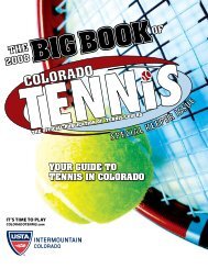 2008 Big Book of Colorado Tennis and Sanctioned Tournament ...