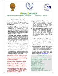 Metals Despatch November 2012, Issue No. 14 - International Nickel ...