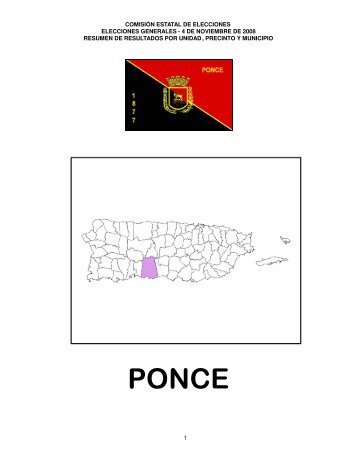 Ponce - Elecciones Generales 2004