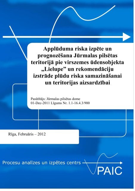 ApplÅ«duma riska izpÄte un prognozÄÅ¡ana JÅ«rmalas pilsÄtas ...