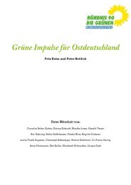GrÃ¼ne Impulse fÃ¼r Ostdeutschland - Fritz Kuhn MdB