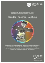 Gender - Technik - Leistung - Referat Genderforschung - UniversitÃ¤t ...