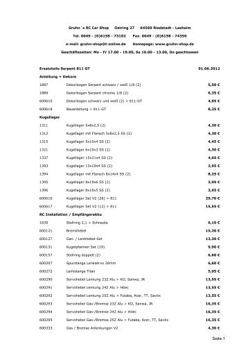 Seite 1 - Gruhn-Shop