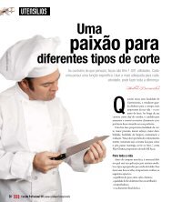 diferentes tipos de corte - Cozinha Profissional