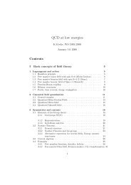 QCD at low energies