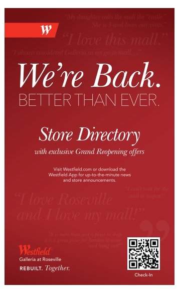 Store Directory - Westfield