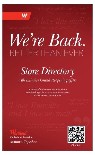 Store Directory - Westfield