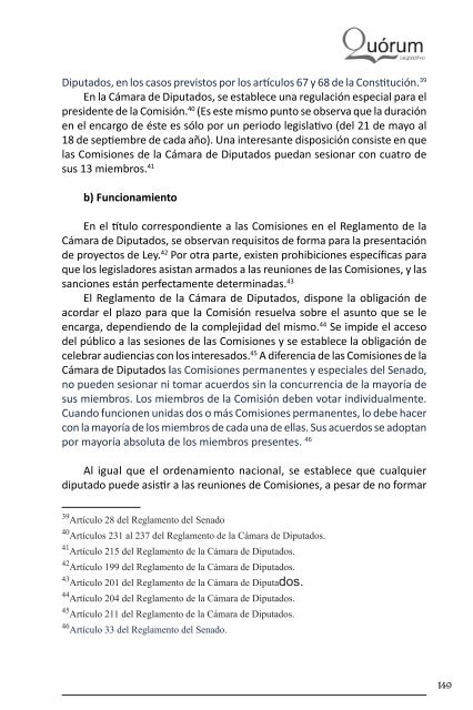 QUÃRUM Legislativo 88 - CÃ¡mara de Diputados