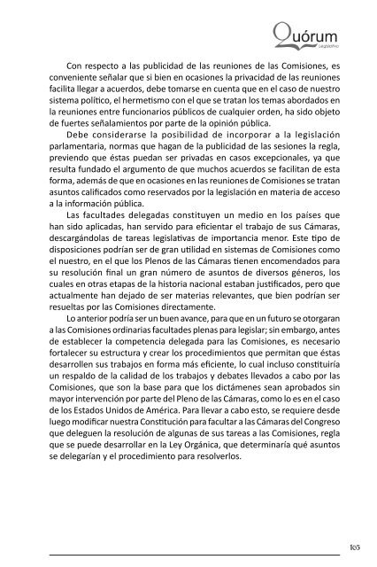 QUÃRUM Legislativo 88 - CÃ¡mara de Diputados