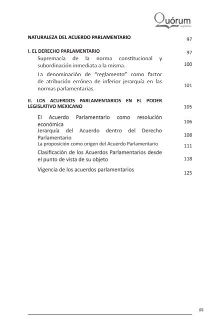 QUÃRUM Legislativo 88 - CÃ¡mara de Diputados