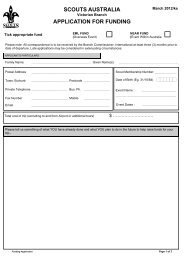 EML & NEAR Fund Application Form - Victorian Rover Scouts