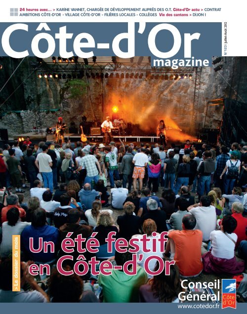 TÃ©lÃ©charger CÃ´te-d'Or magazine NÂ°123 - juillet 2012 en PDF