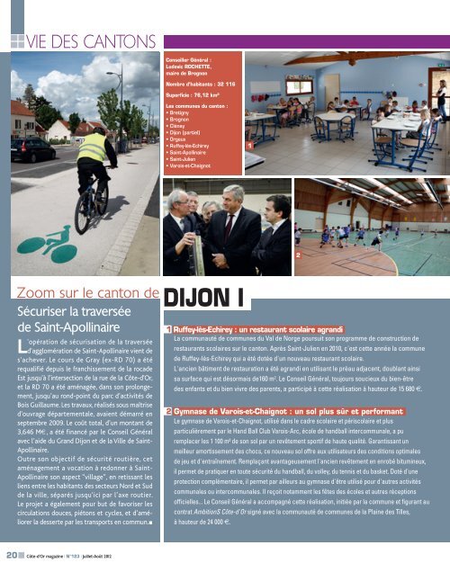 TÃ©lÃ©charger CÃ´te-d'Or magazine NÂ°123 - juillet 2012 en PDF