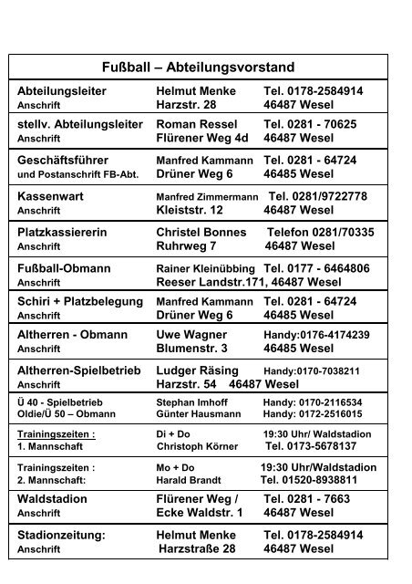 Erholungszentrum Grav - Insel - BSV Gruen-weiss-Flueren