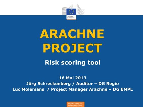 Arachne - Risk Scoring Tool - Interact