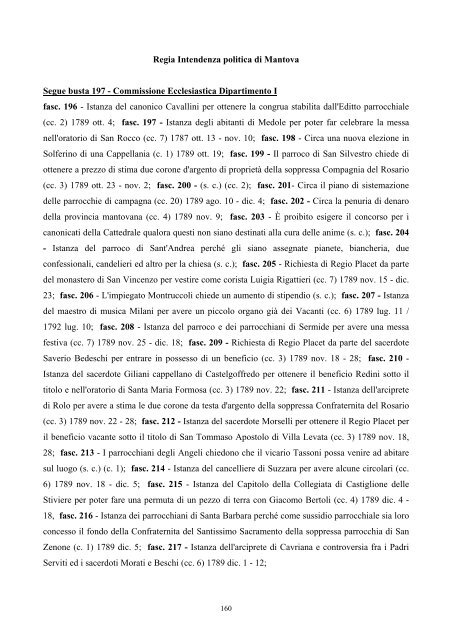 Regia Intendenza politica di Mantova - Istituto Centrale per gli Archivi