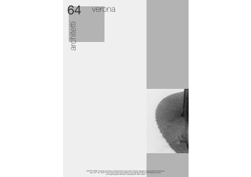 Rivista nÂ° 64 - Ordine degli Architetti della Provincia di Verona