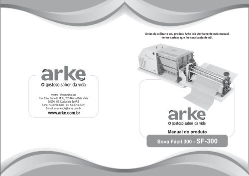 MANUAL SF-300.CDR - Arke