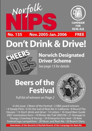 Don't Drink & Drive! - Norwich and Norfolk CAMRA
