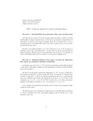 TD 8 : Corps de rupture et corps de dÃ©composition