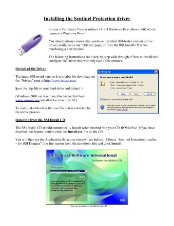 Sentinel System Driver Installer 7.5 1 Windows 7.5.0
