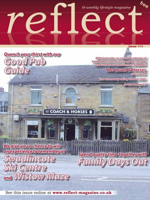 Good Pub Guide Swadlincote Ski Centre and ... - Reflect Magazine