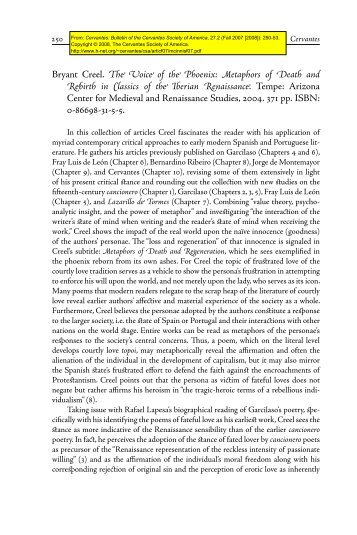 Review of a book by Bryant Creel: The Voice of the Phoenix - H-Net