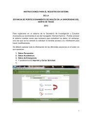 INSTRUCCIONES PARA EL REGISTRO EN SISTEMA DE LA ...