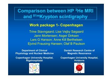 Comparison with Kr scintigraphy - Phil.ens.fr