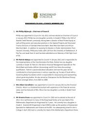 Kingsmead Council Members 2013.pdf - Kingsmead College