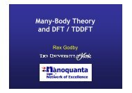 Many-Body I - TDDFT.org