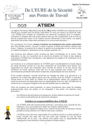 Limites et responsabilitÃ©s des ATSEM