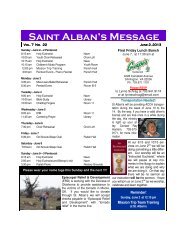 SAM for June 2 - St. Alban's Episcopal Church