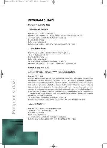 Program sutazi (.pdf) - Jazdectvo