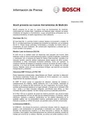 InformaciÃ³n de Prensa - Bosch Argentina