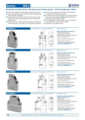 Series MS-2 - Inotec Electronics