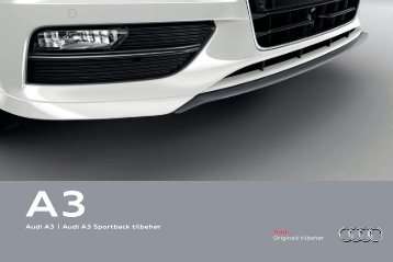 TilbehÃ¸rsbrosjyre Audi A3