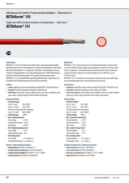 Hochwertige Industriekabel Premium Industry Cables - LEONI ...