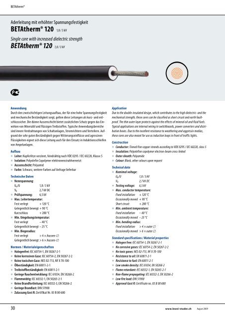 Hochwertige Industriekabel Premium Industry Cables - LEONI ...