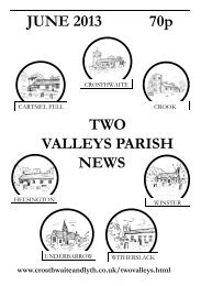 June 2013 - The Parish of Crosthwaite and Lyth
